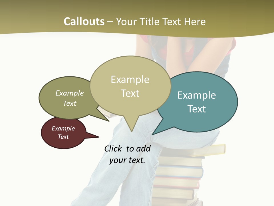 Girl Student Lifestyle PowerPoint Template