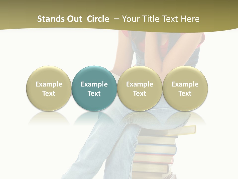 Girl Student Lifestyle PowerPoint Template