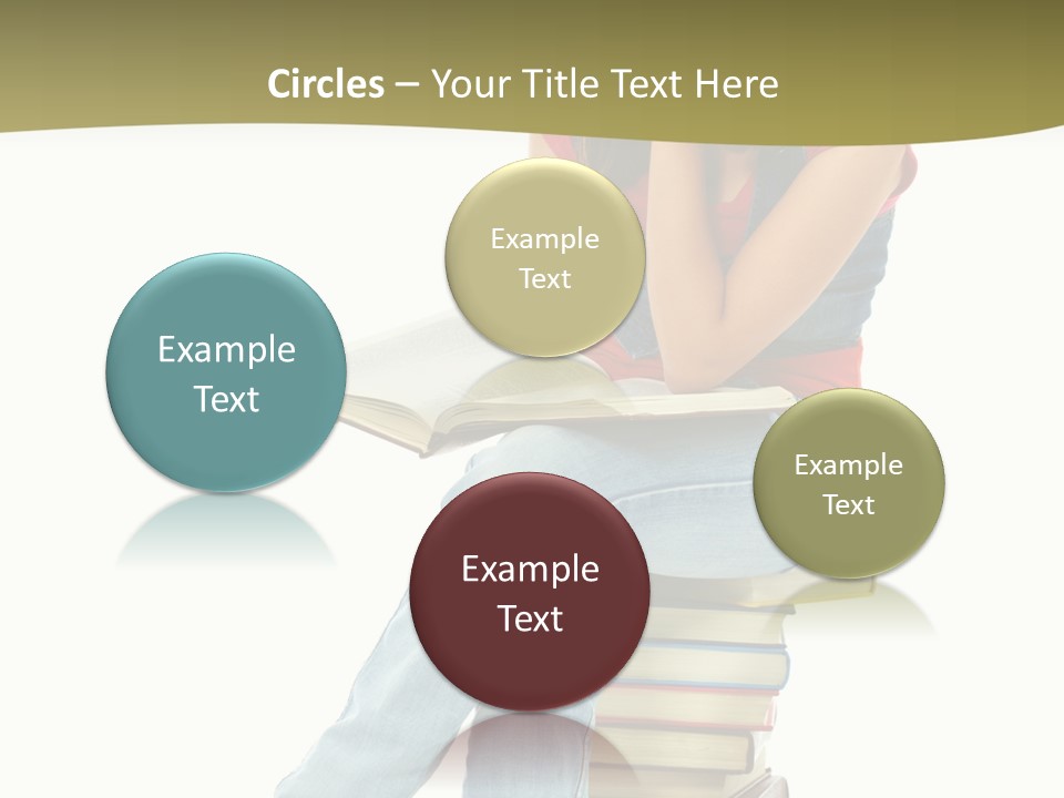 Girl Student Lifestyle PowerPoint Template