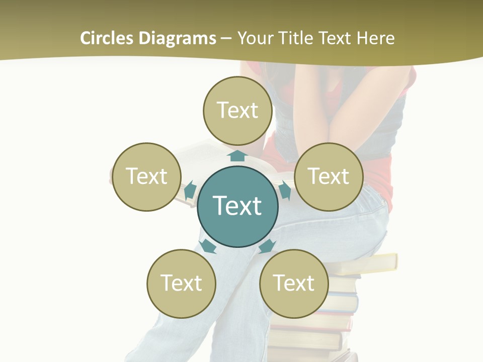 Girl Student Lifestyle PowerPoint Template