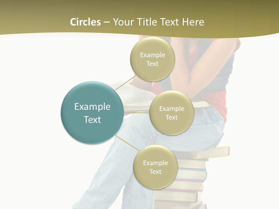 Girl Student Lifestyle PowerPoint Template