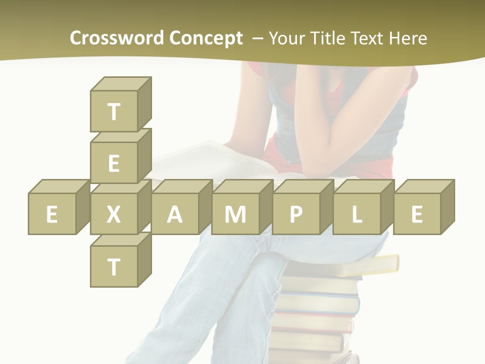 Girl Student Lifestyle PowerPoint Template