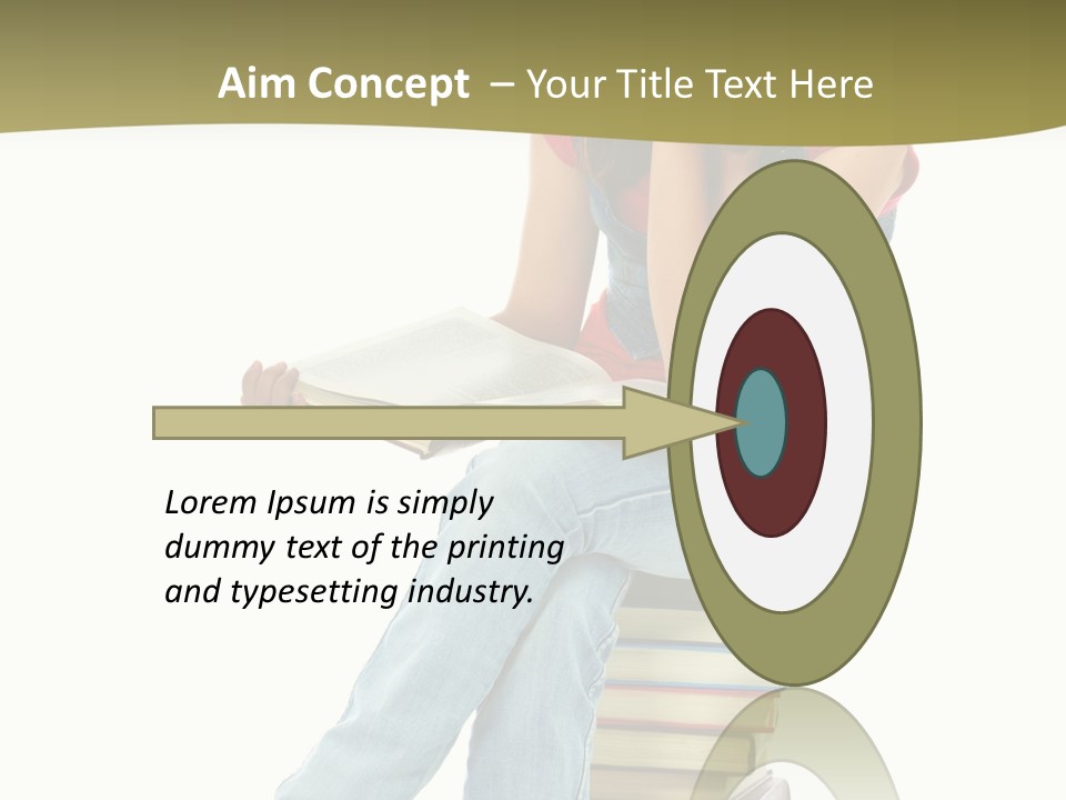 Girl Student Lifestyle PowerPoint Template