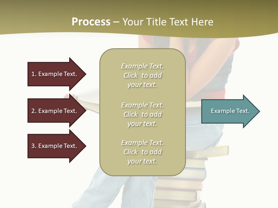 Girl Student Lifestyle PowerPoint Template