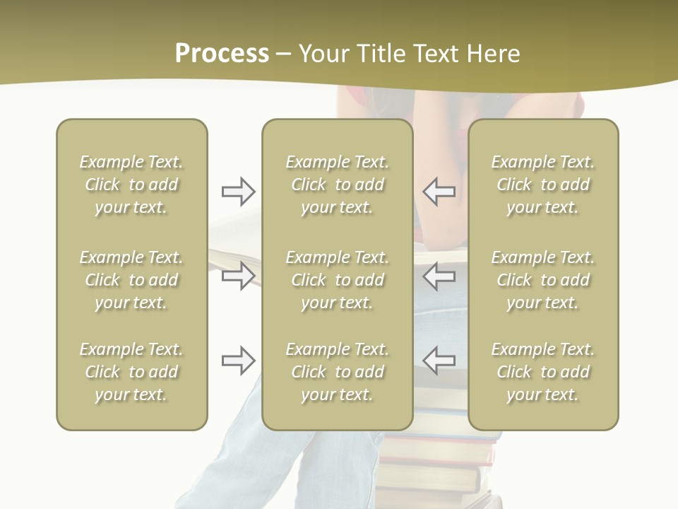 Girl Student Lifestyle PowerPoint Template