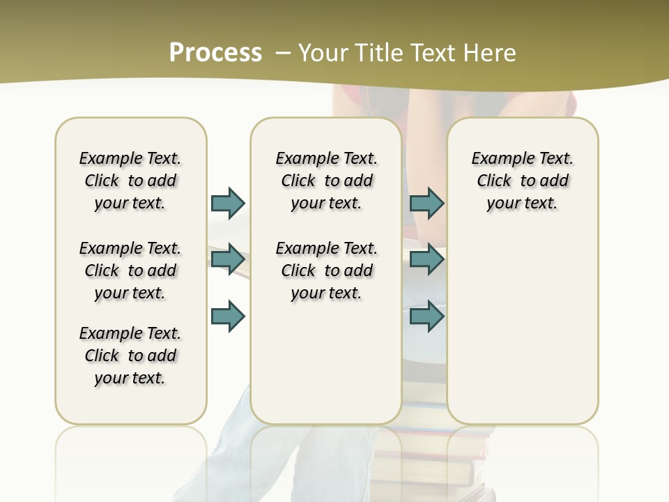 Girl Student Lifestyle PowerPoint Template