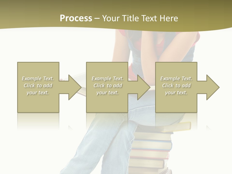 Girl Student Lifestyle PowerPoint Template