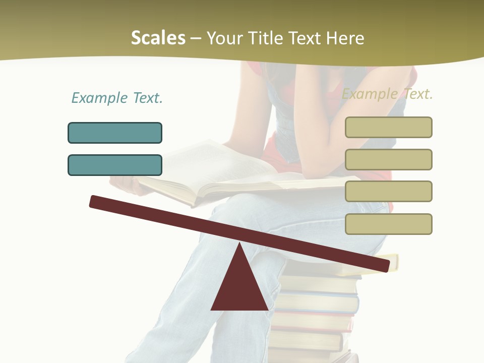 Girl Student Lifestyle PowerPoint Template