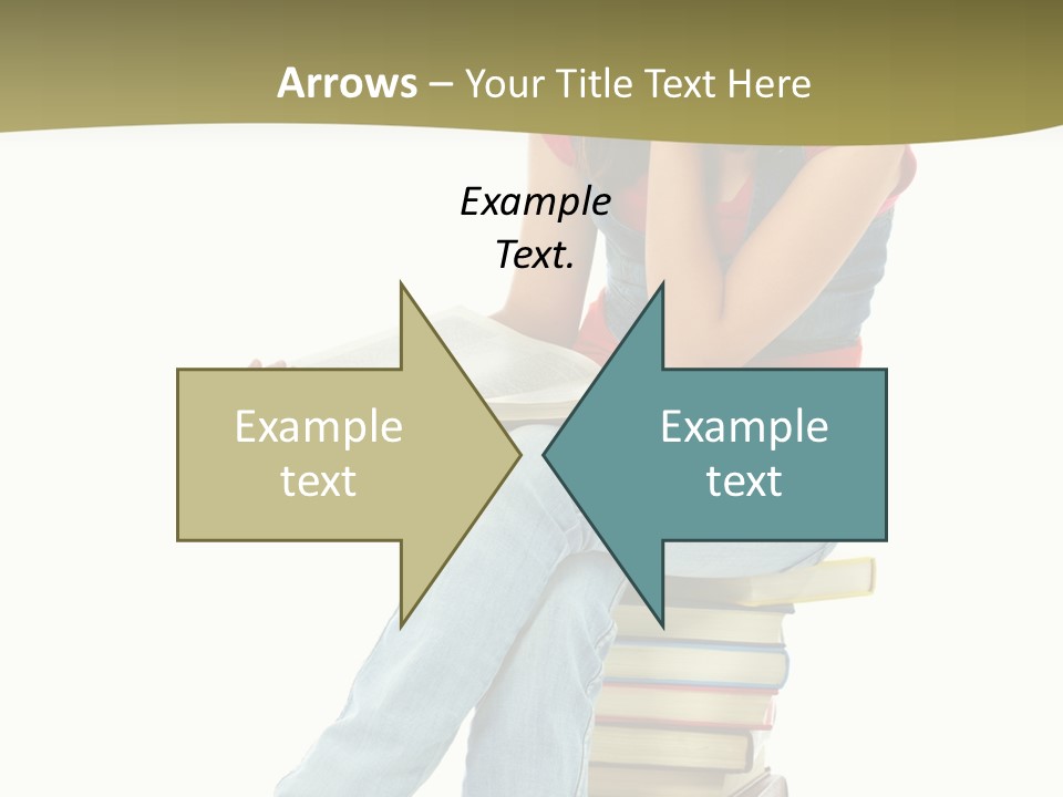 Girl Student Lifestyle PowerPoint Template