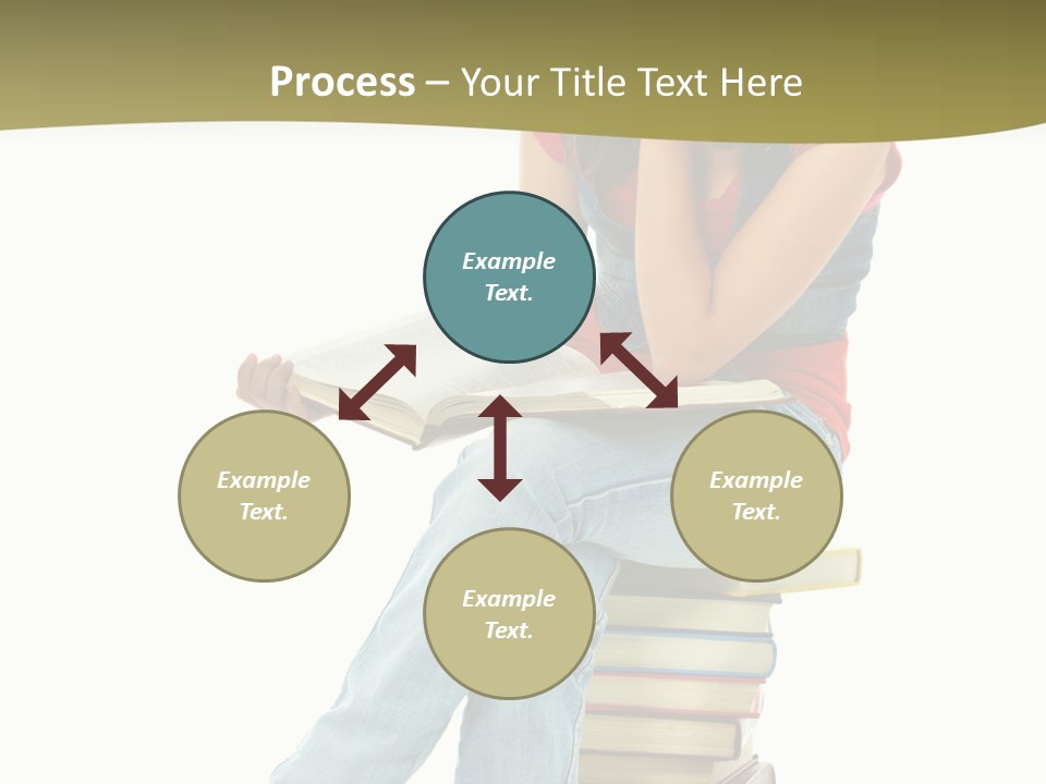 Girl Student Lifestyle PowerPoint Template