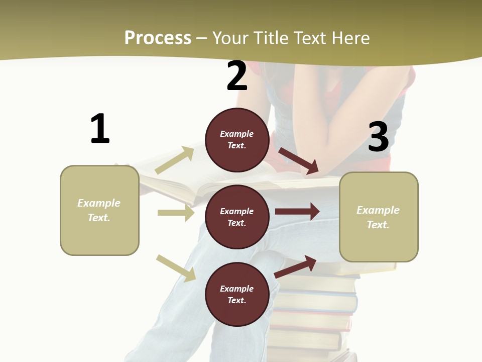 Girl Student Lifestyle PowerPoint Template