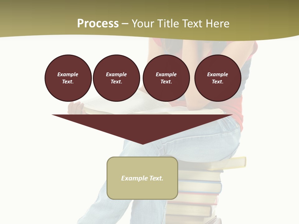 Girl Student Lifestyle PowerPoint Template