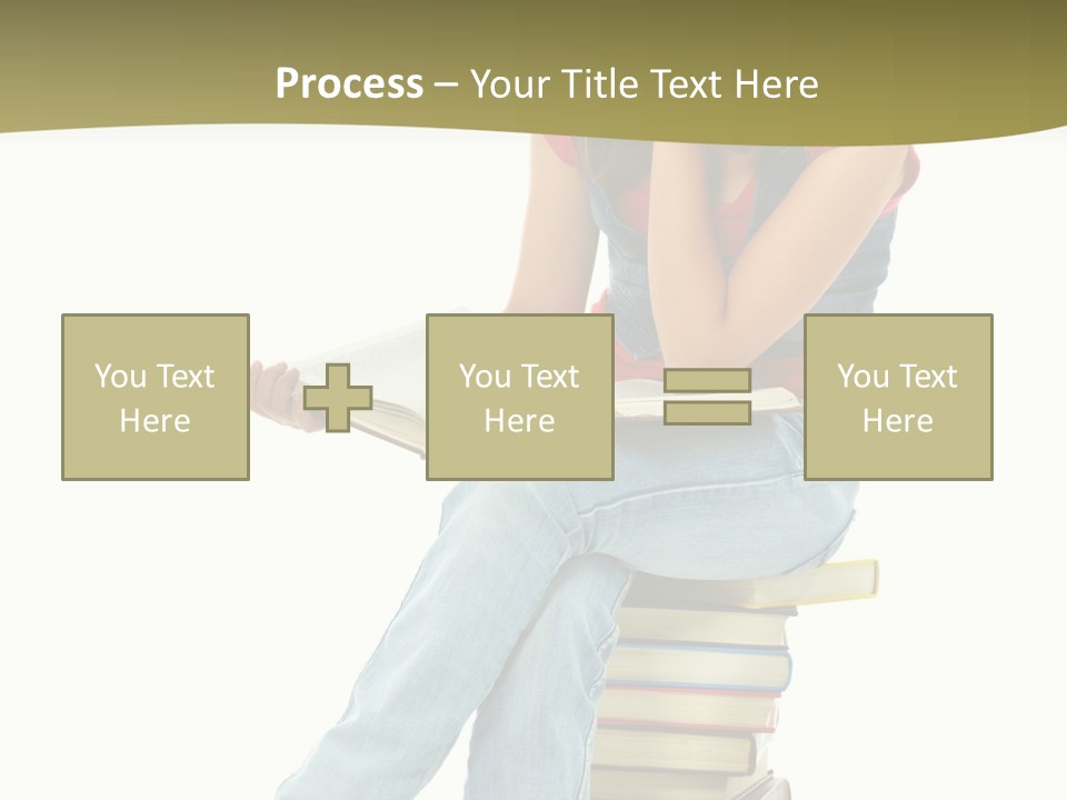 Girl Student Lifestyle PowerPoint Template