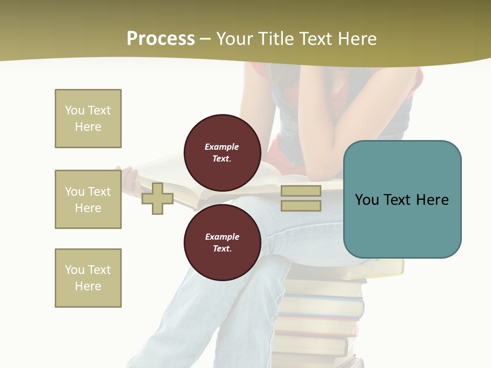 Girl Student Lifestyle PowerPoint Template