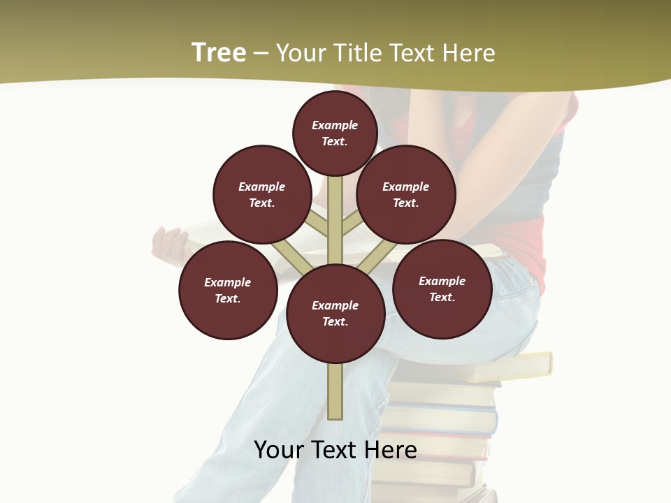 Girl Student Lifestyle PowerPoint Template