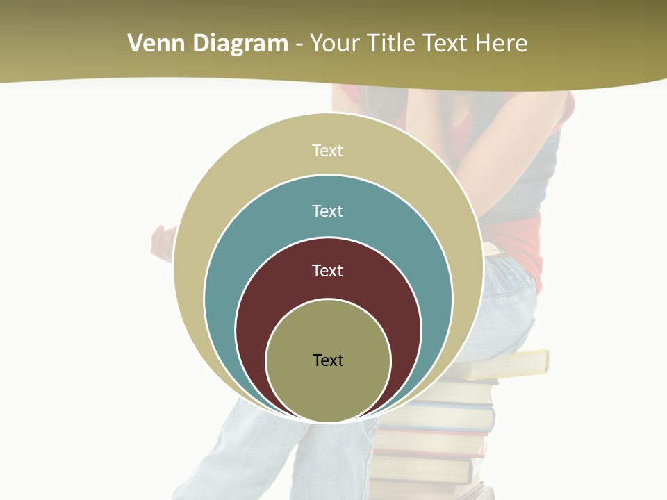 Girl Student Lifestyle PowerPoint Template