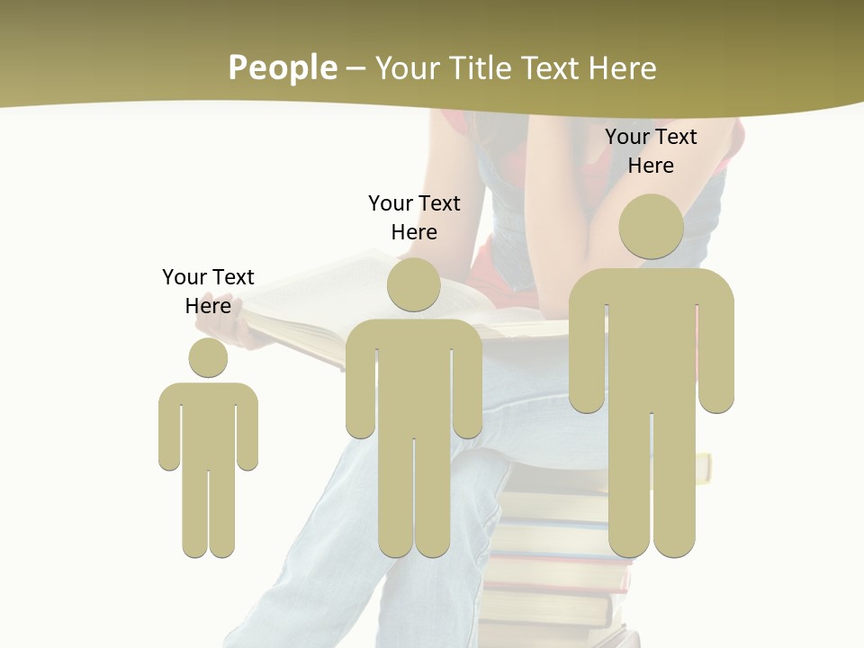 Girl Student Lifestyle PowerPoint Template