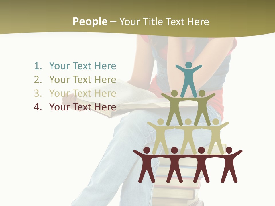 Girl Student Lifestyle PowerPoint Template