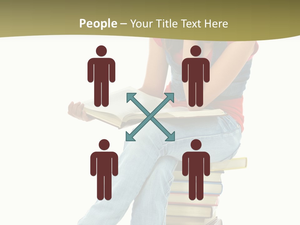 Girl Student Lifestyle PowerPoint Template