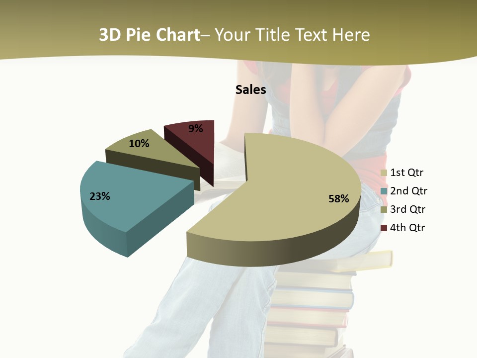 Girl Student Lifestyle PowerPoint Template