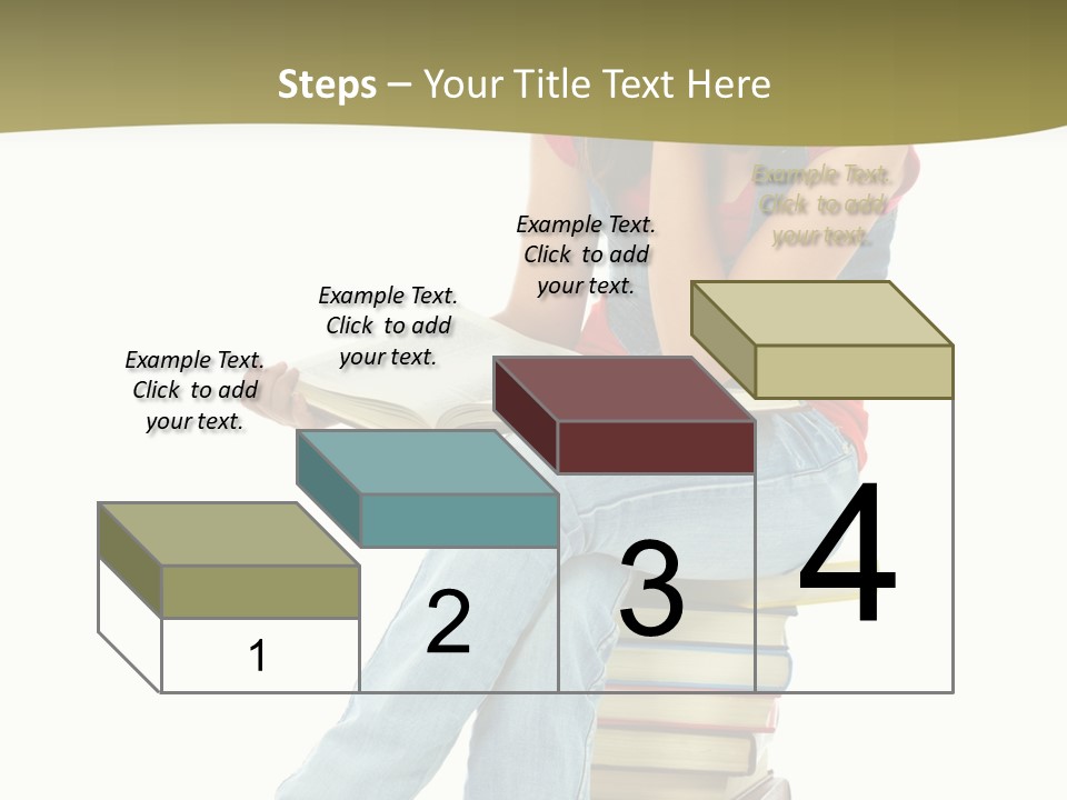 Girl Student Lifestyle PowerPoint Template