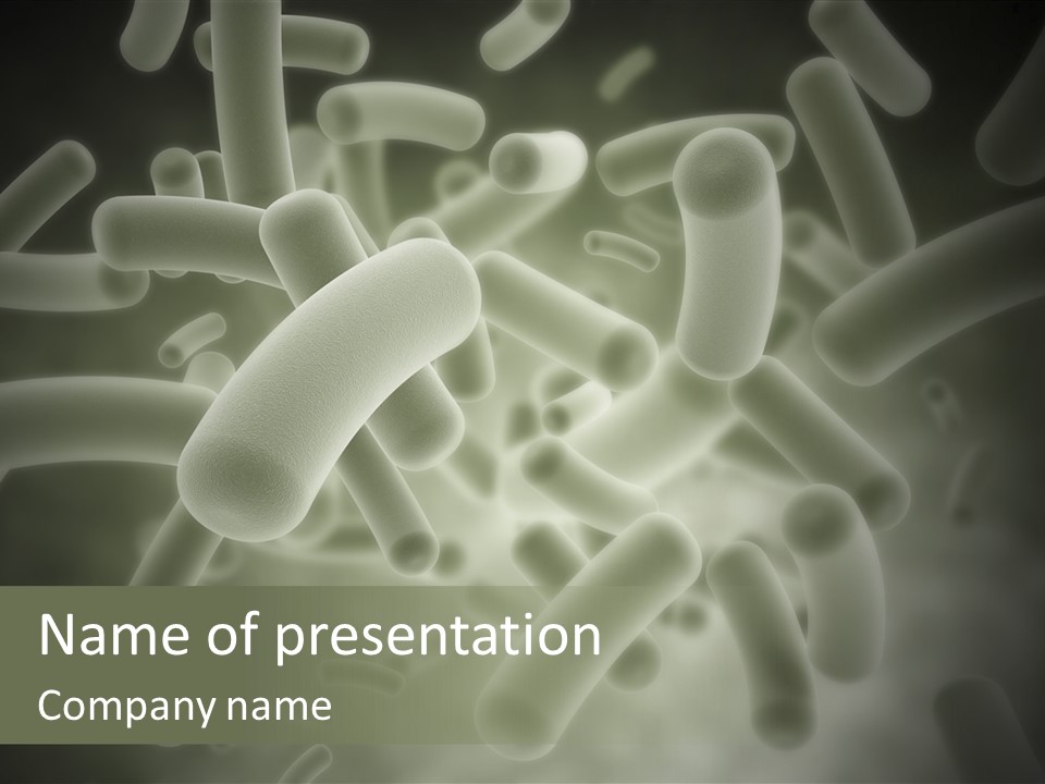 Biology Microscopic Cell PowerPoint Template
