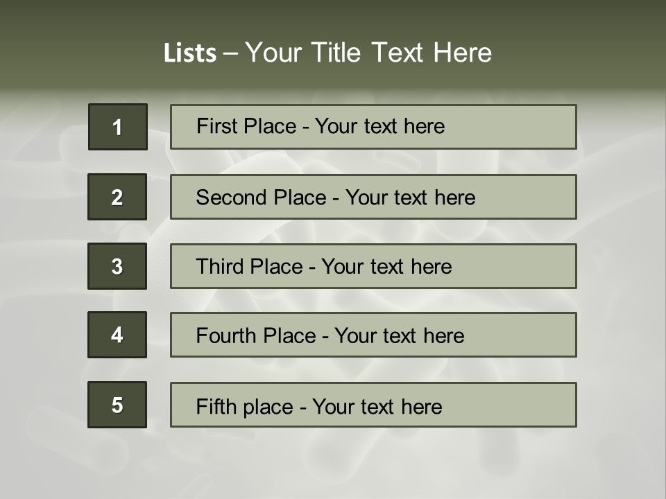 Biology Microscopic Cell PowerPoint Template