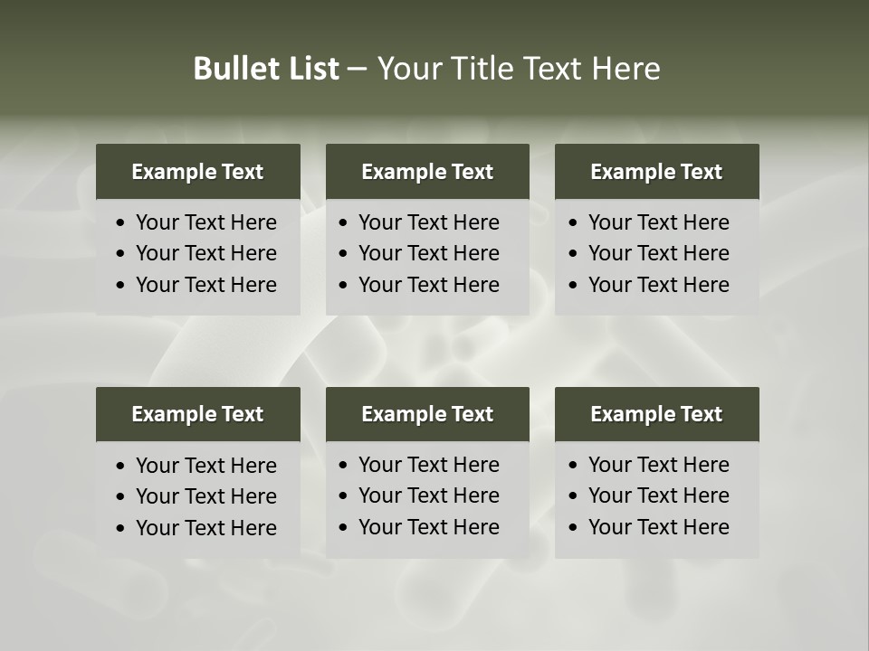 Biology Microscopic Cell PowerPoint Template