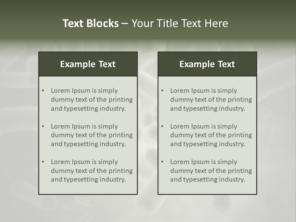Biology Microscopic Cell PowerPoint Template