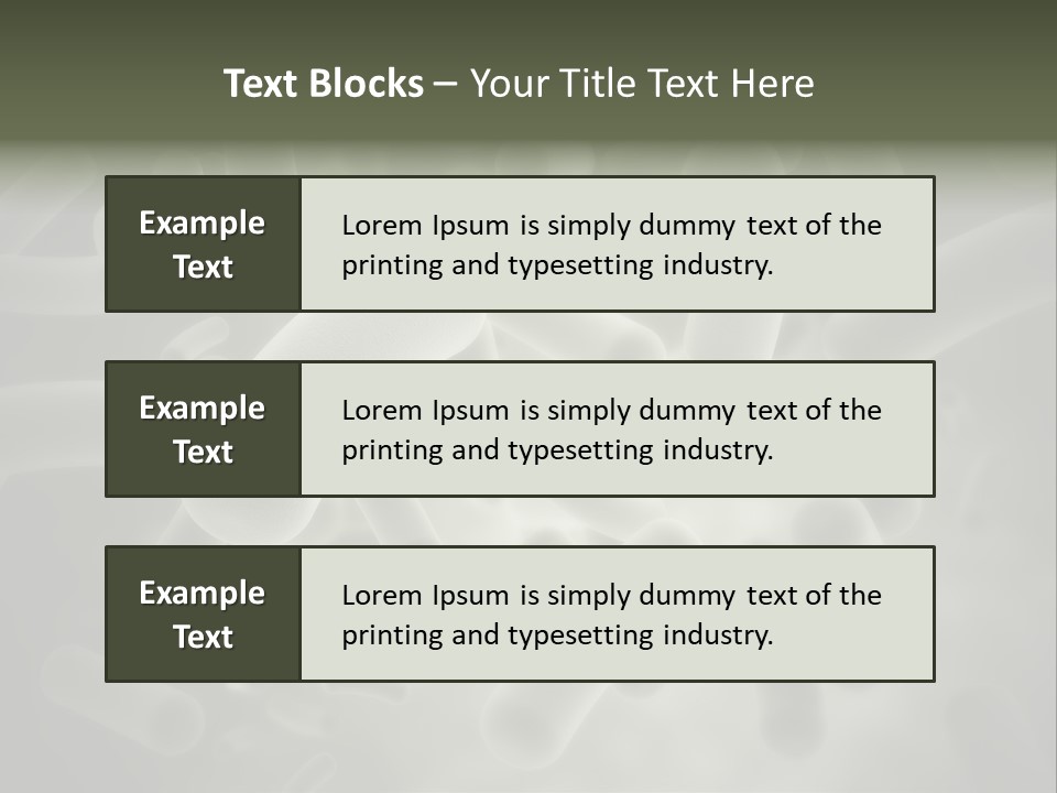 Biology Microscopic Cell PowerPoint Template