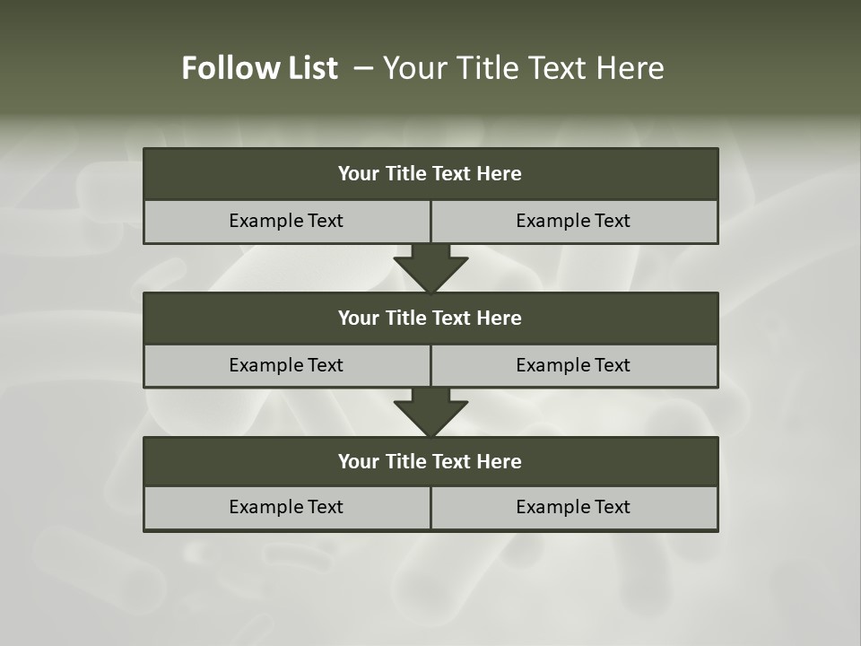Biology Microscopic Cell PowerPoint Template