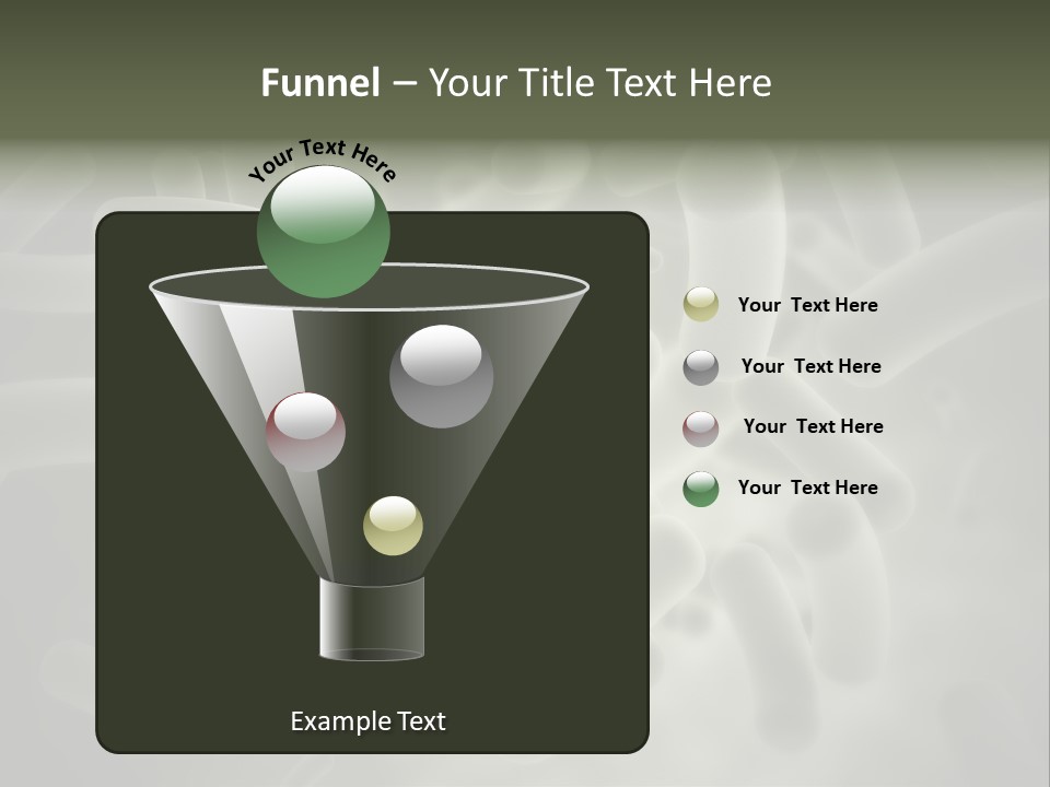 Biology Microscopic Cell PowerPoint Template