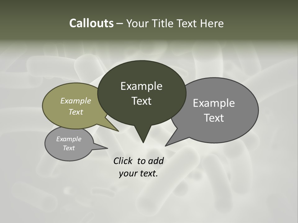 Biology Microscopic Cell PowerPoint Template