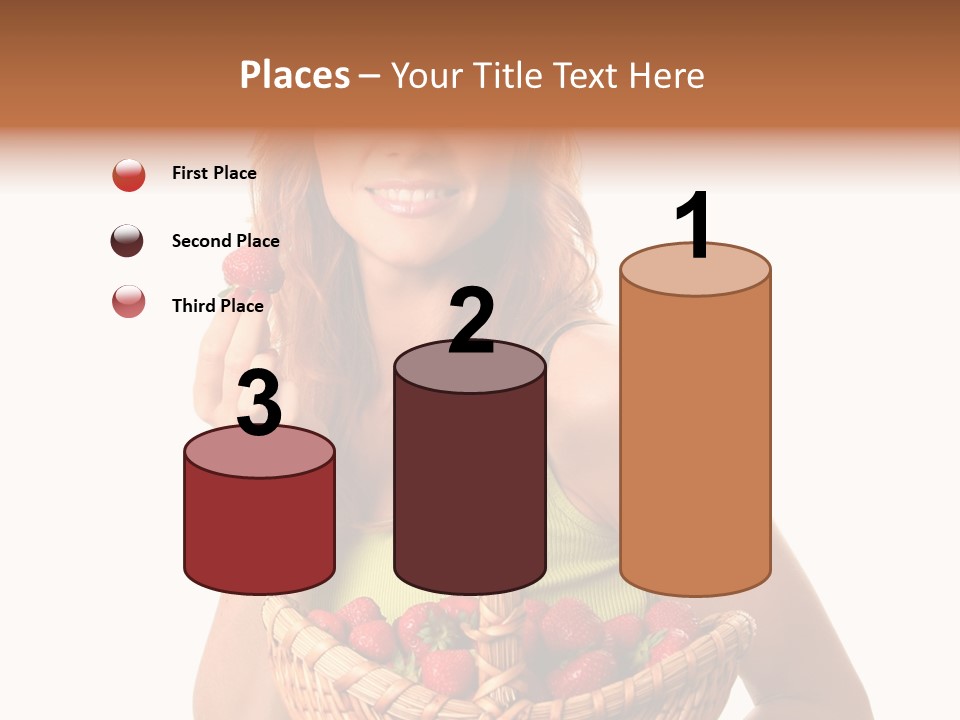 Eating Strawberry Breakfast PowerPoint Template