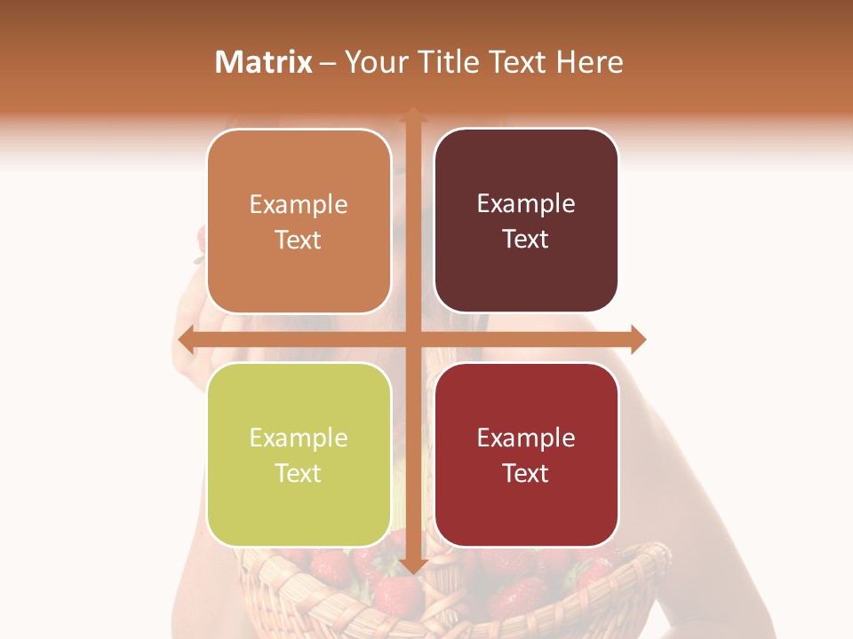 Eating Strawberry Breakfast PowerPoint Template
