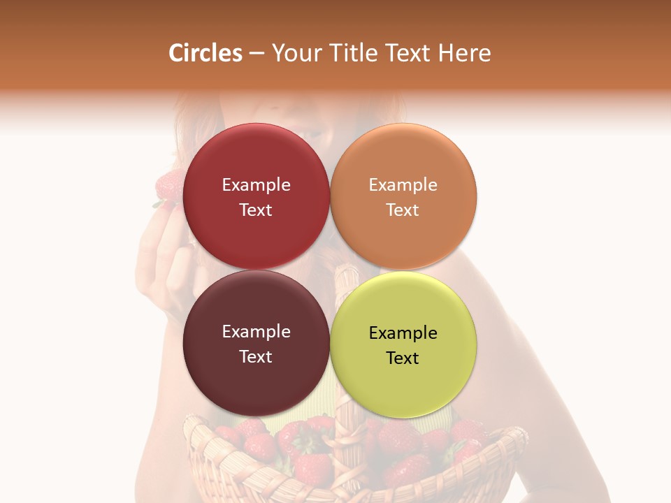 Eating Strawberry Breakfast PowerPoint Template