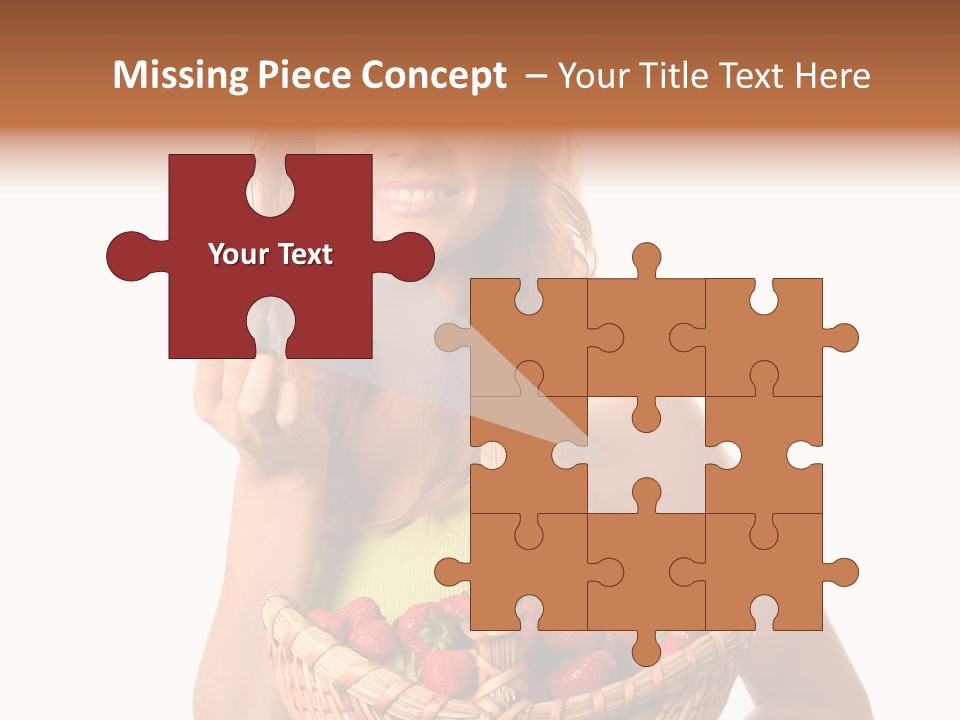 Eating Strawberry Breakfast PowerPoint Template