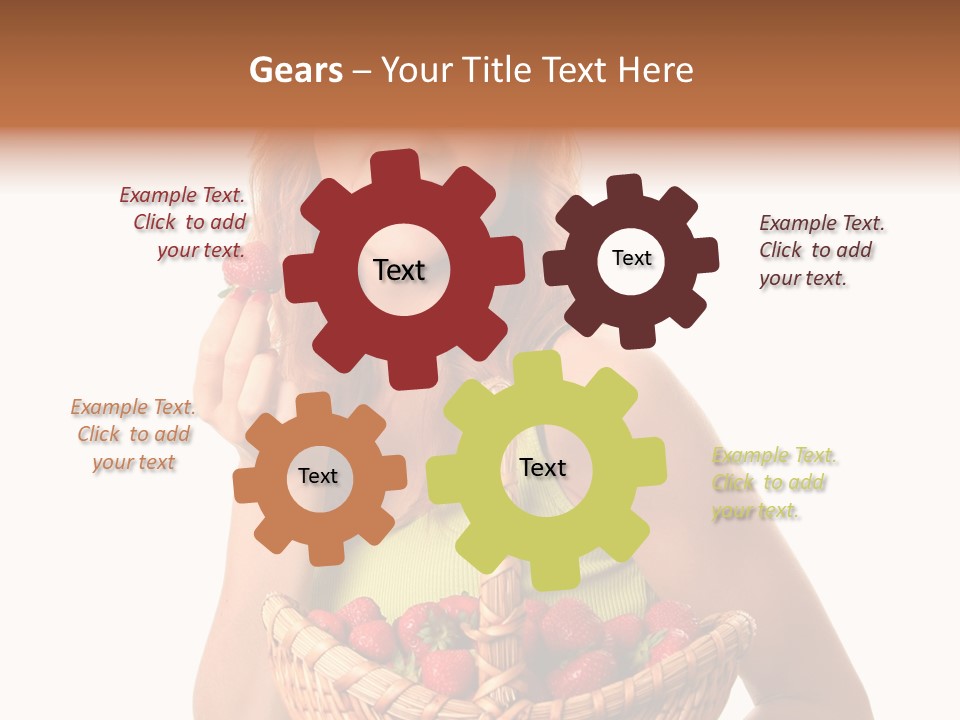 Eating Strawberry Breakfast PowerPoint Template