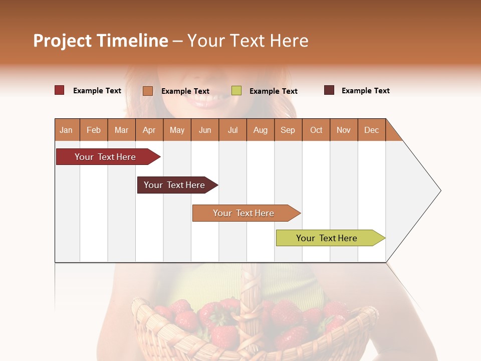 Eating Strawberry Breakfast PowerPoint Template