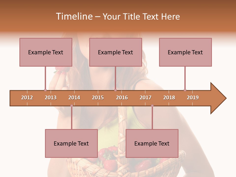 Eating Strawberry Breakfast PowerPoint Template