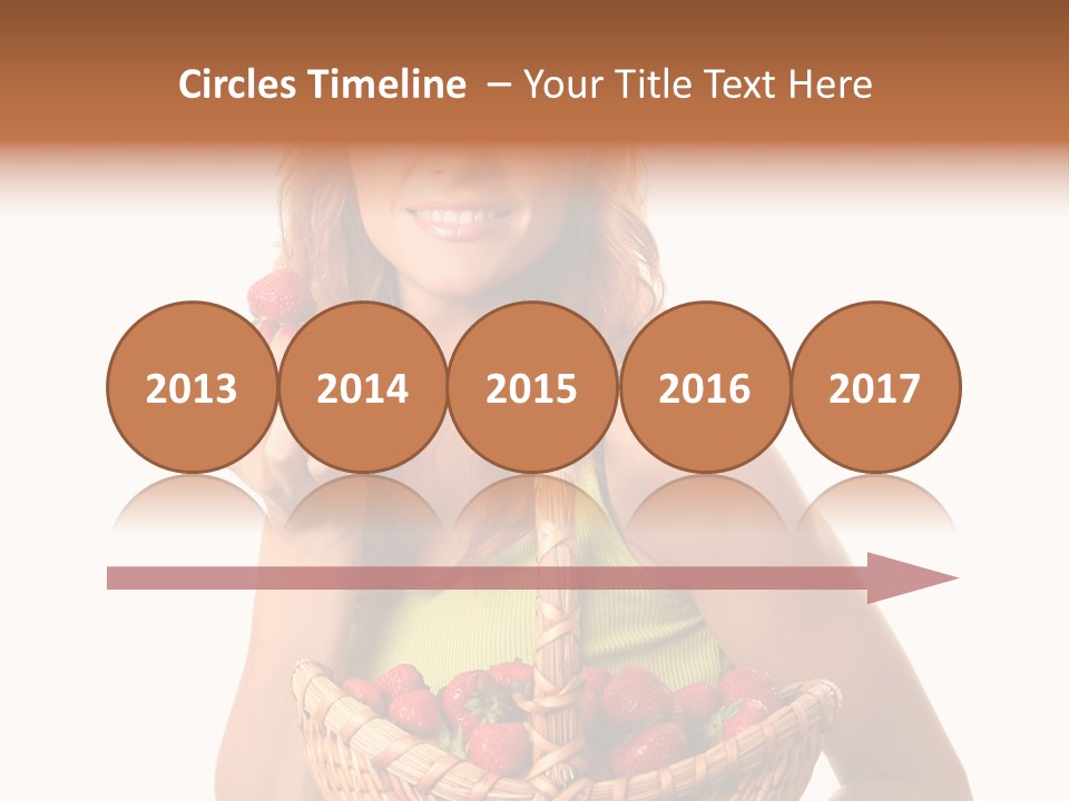 Eating Strawberry Breakfast PowerPoint Template