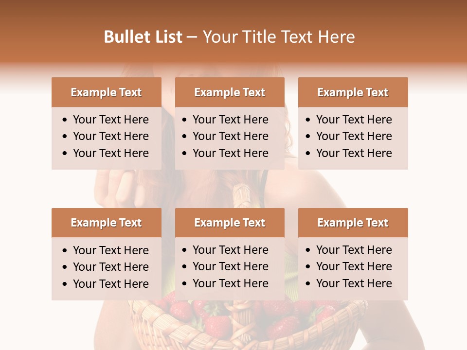 Eating Strawberry Breakfast PowerPoint Template