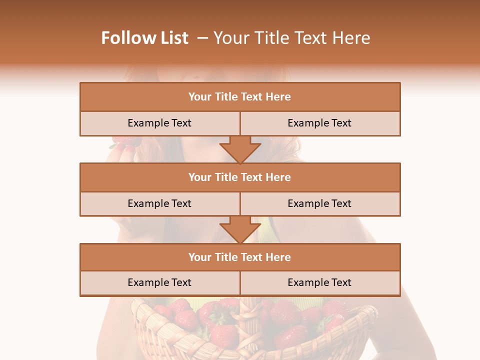 Eating Strawberry Breakfast PowerPoint Template