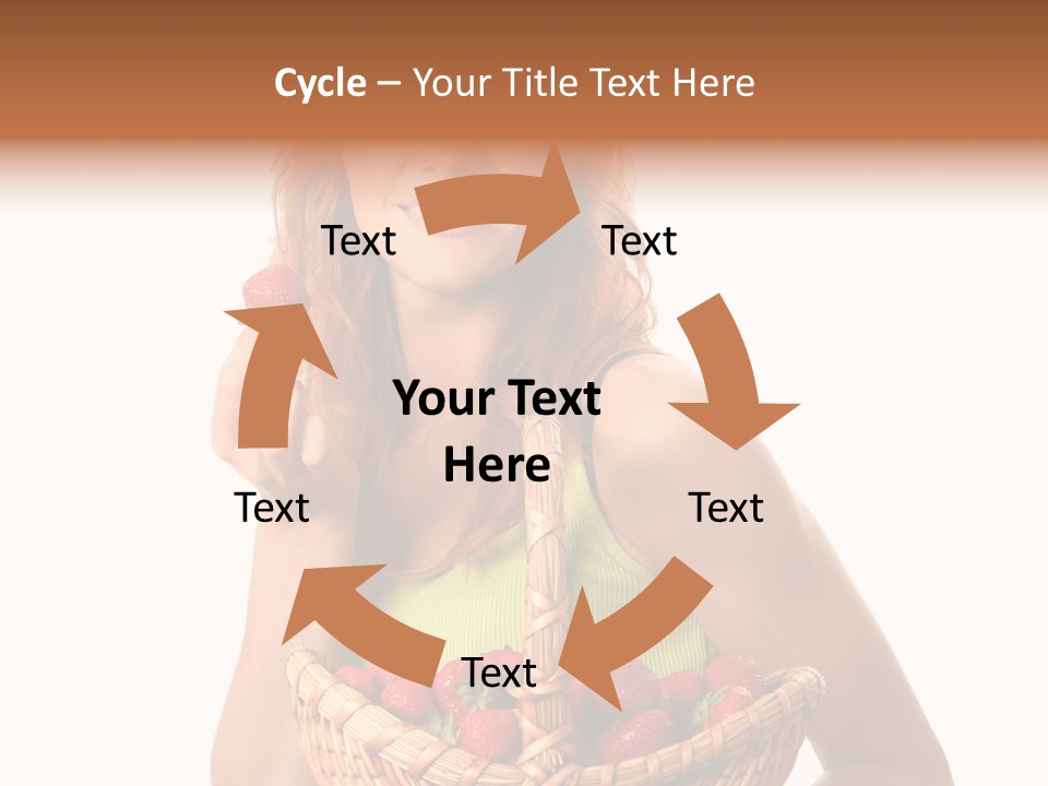 Eating Strawberry Breakfast PowerPoint Template
