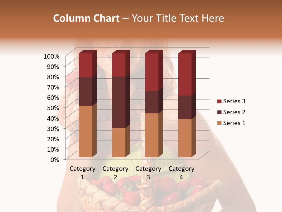 Eating Strawberry Breakfast PowerPoint Template