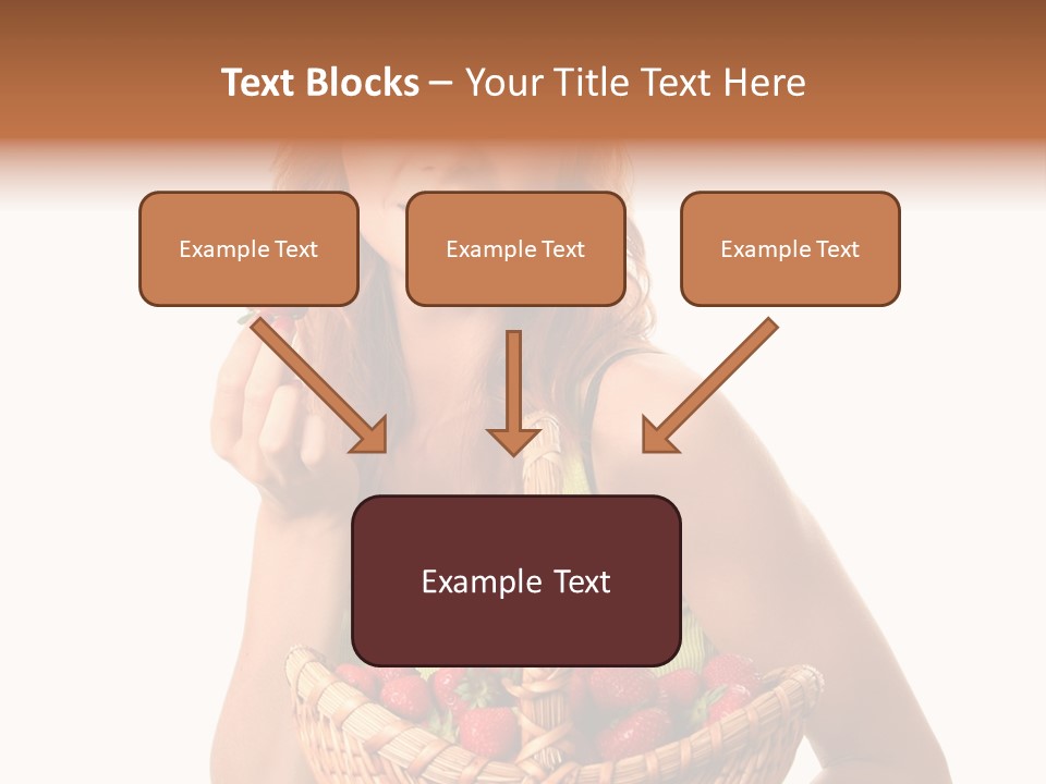 Eating Strawberry Breakfast PowerPoint Template