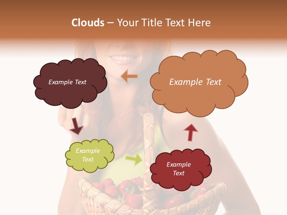 Eating Strawberry Breakfast PowerPoint Template