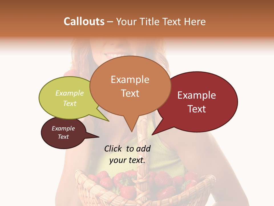 Eating Strawberry Breakfast PowerPoint Template