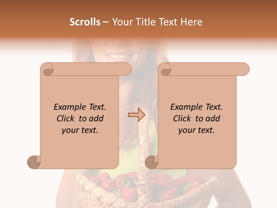 Eating Strawberry Breakfast PowerPoint Template