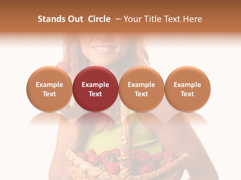 Eating Strawberry Breakfast PowerPoint Template